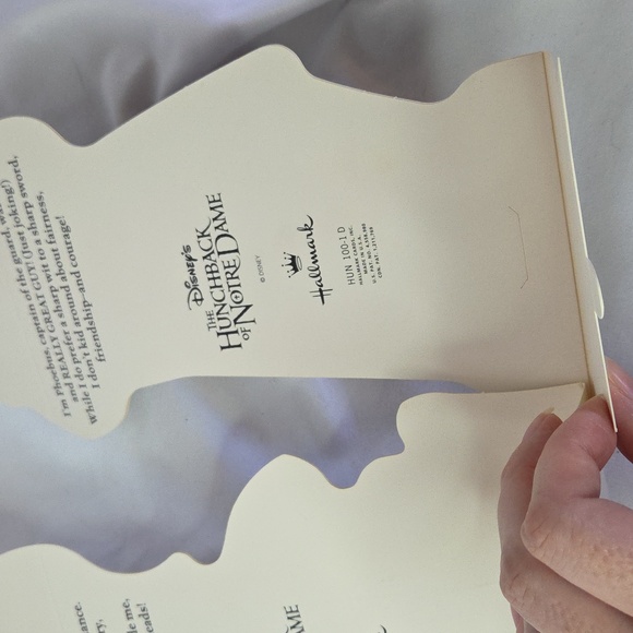 Hunchback Of Notre Dame Hallmark Disney 1990s Esmeralda Phoebus Collector Cards - Picture 10 of 14